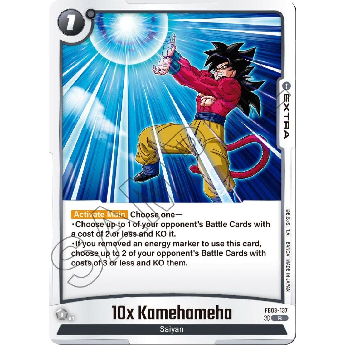 Image for 10x Kamehameha (FB03-137) (FB03) - Dragon Ball Super: Fusion World
