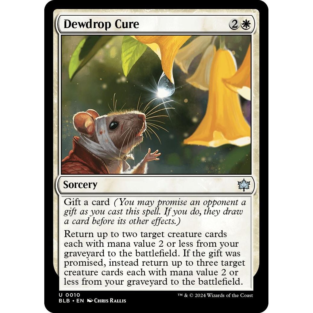 Image for Dewdrop Cure (10) (BLB) - Magic: The Gathering