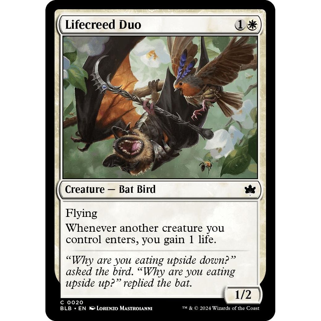 Image for Lifecreed Duo (20) (BLB) - Magic: The Gathering