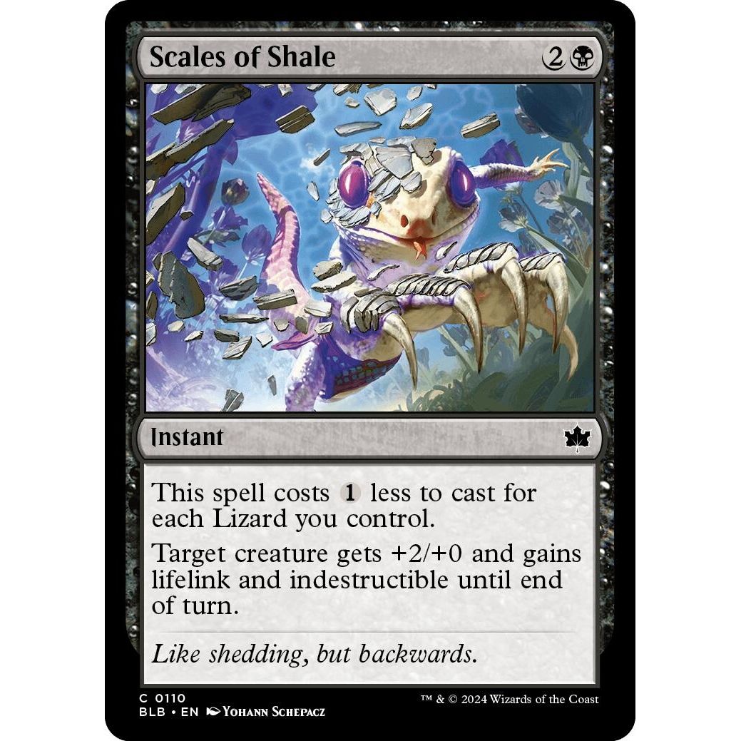 Image for Scales of Shale (110) (BLB) - Magic: The Gathering
