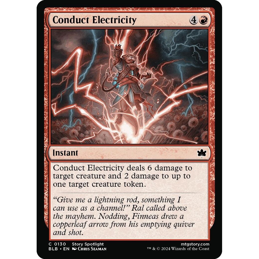 Image for Conduct Electricity (130) (BLB) - Magic: The Gathering