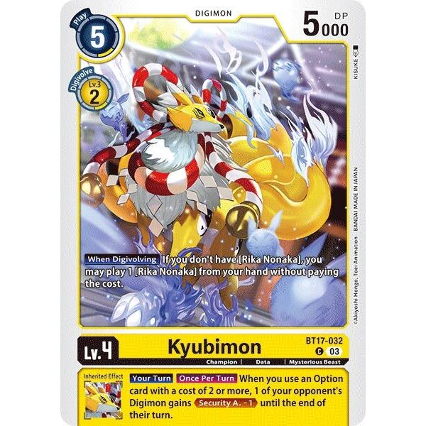 Image for Kyubimon (BT17-032 C) (BT17) - Digimon Card Game