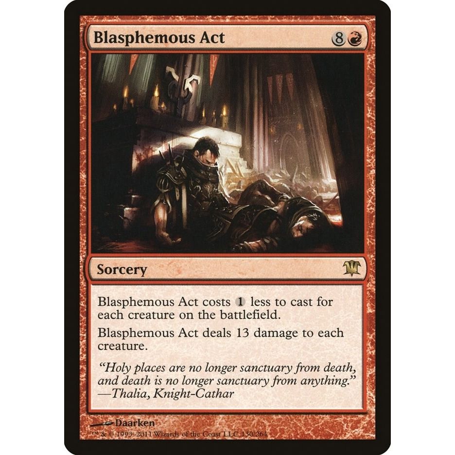 Image for Blasphemous Act (130) (ISD) - Magic: The Gathering