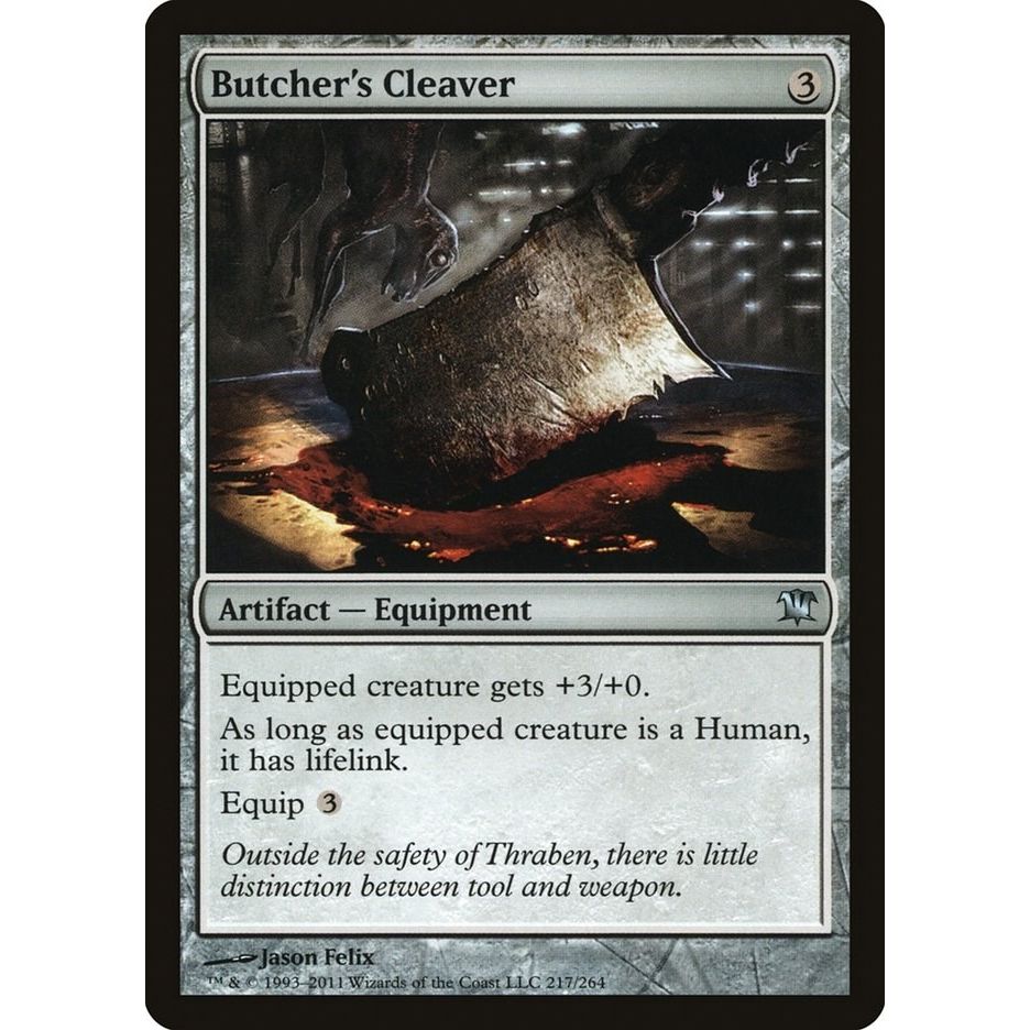 Image for Butcher's Cleaver (217) (ISD) - Magic: The Gathering