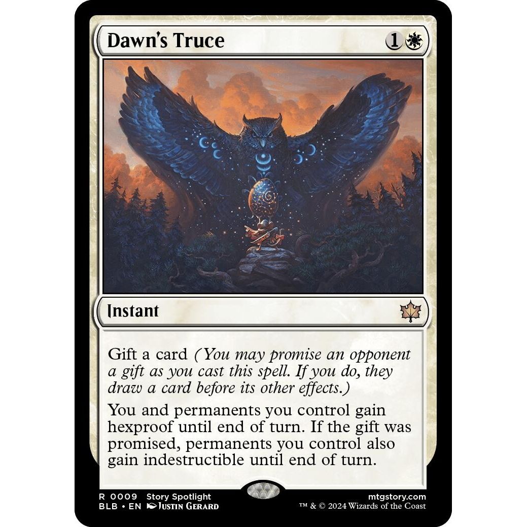 Image for Dawn's Truce (9) (BLB) - Magic: The Gathering