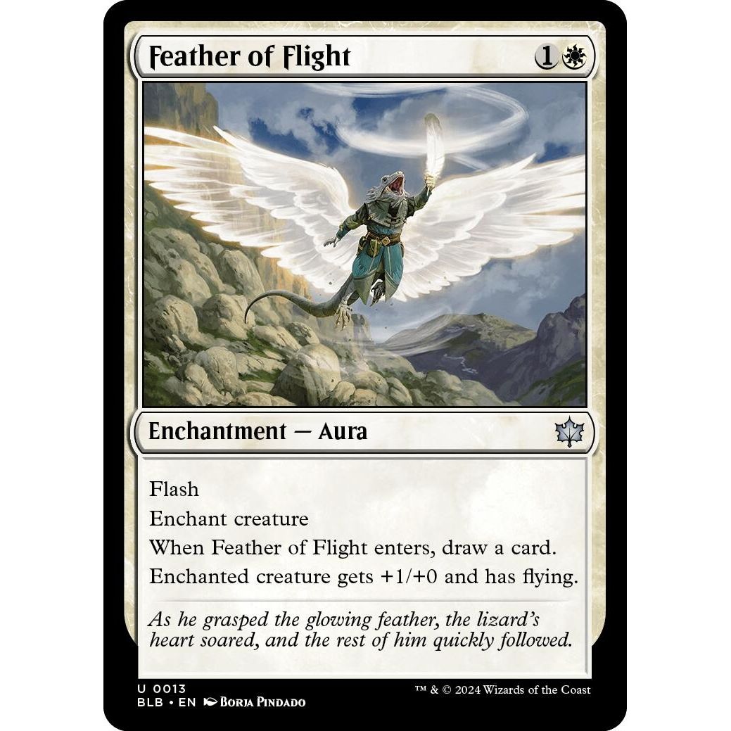 Image for Feather of Flight (13) (BLB) - Magic: The Gathering