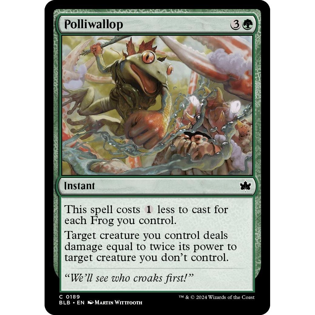 Image for Polliwallop (189) (BLB) - Magic: The Gathering