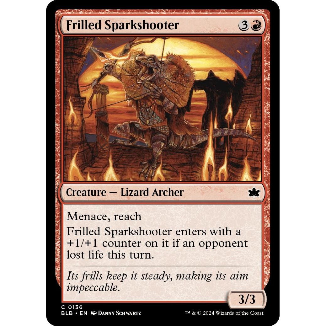 Image for Frilled Sparkshooter (136) (BLB) - Magic: The Gathering