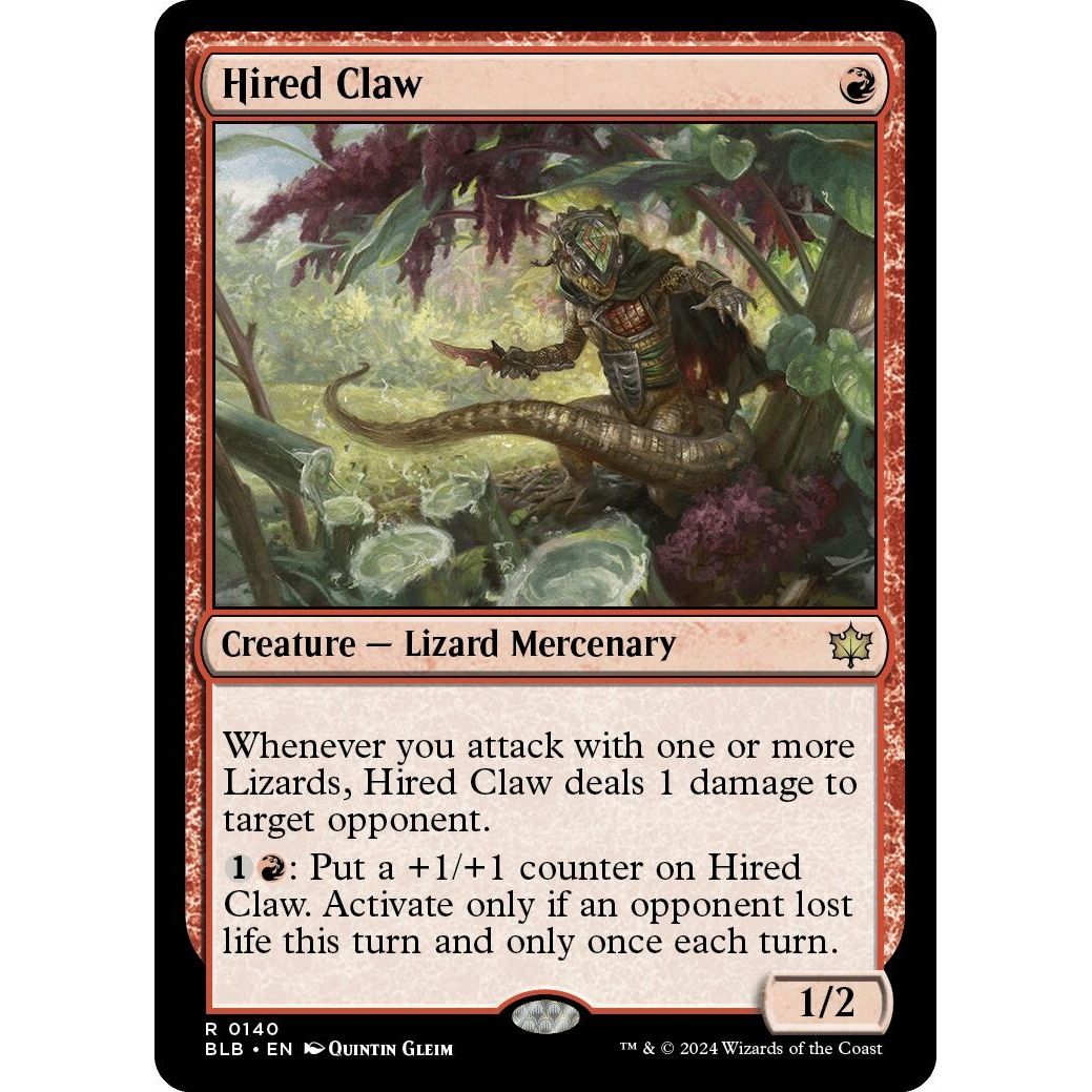 Image for Hired Claw (140) (BLB) - Magic: The Gathering
