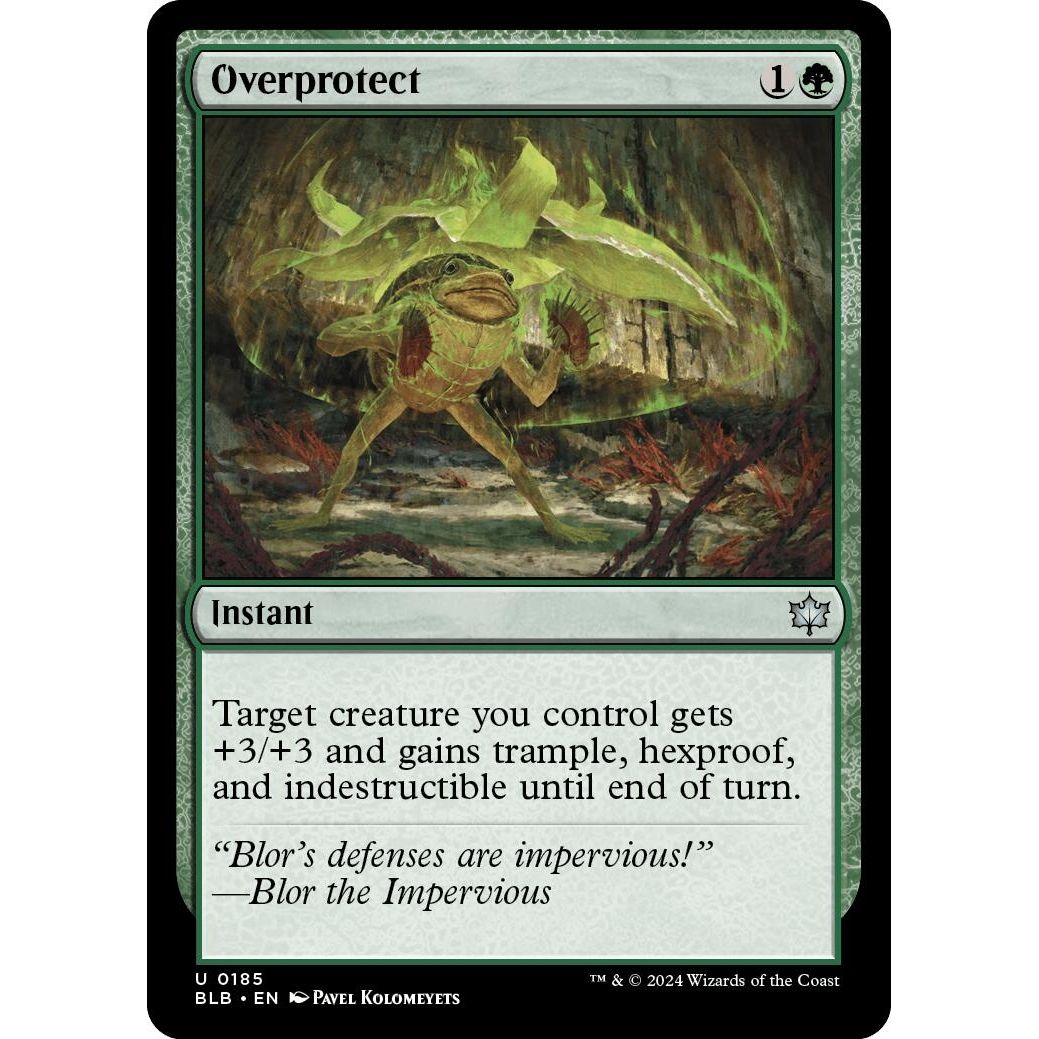 Image for Overprotect (185) (BLB) - Magic: The Gathering
