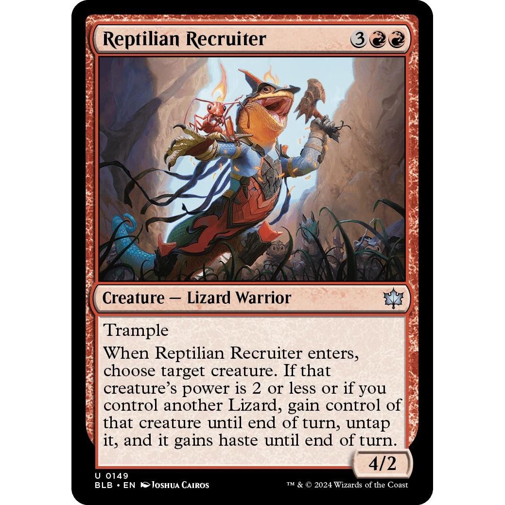Image for Reptilian Recruiter (149) (BLB) - Magic: The Gathering