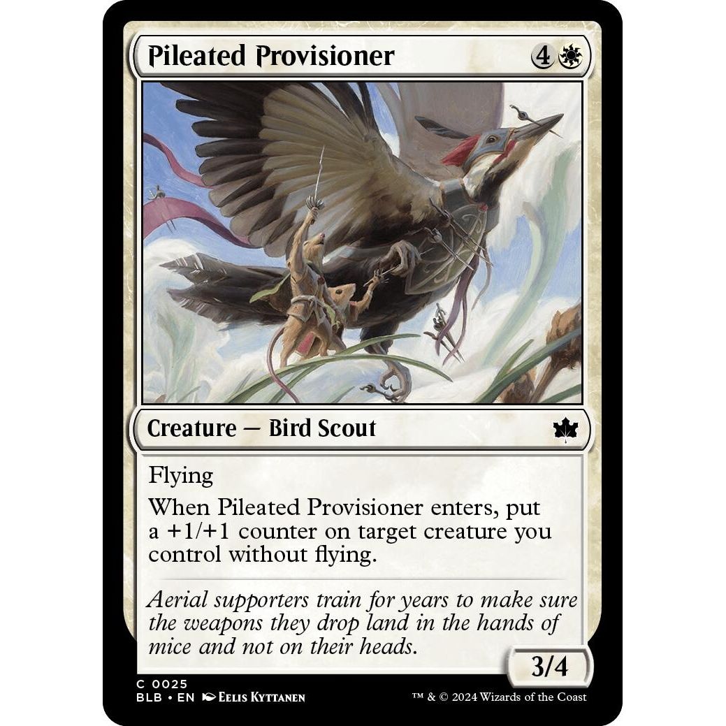 Image for Pileated Provisioner (25) (BLB) - Magic: The Gathering