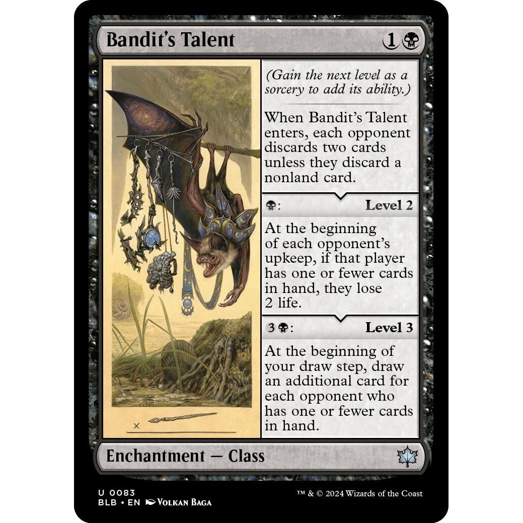 Image for Bandit's Talent (83) (BLB) - Magic: The Gathering