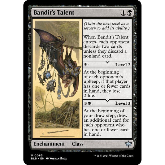 Image for Bandit's Talent (83) (BLB) - Magic: The Gathering