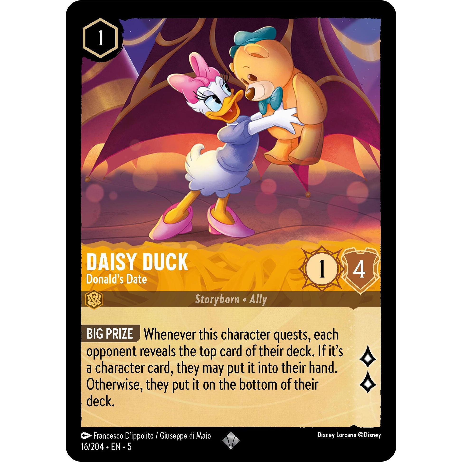 Image for Daisy Duck - Donald's Date (16/204) (5) - Disney Lorcana