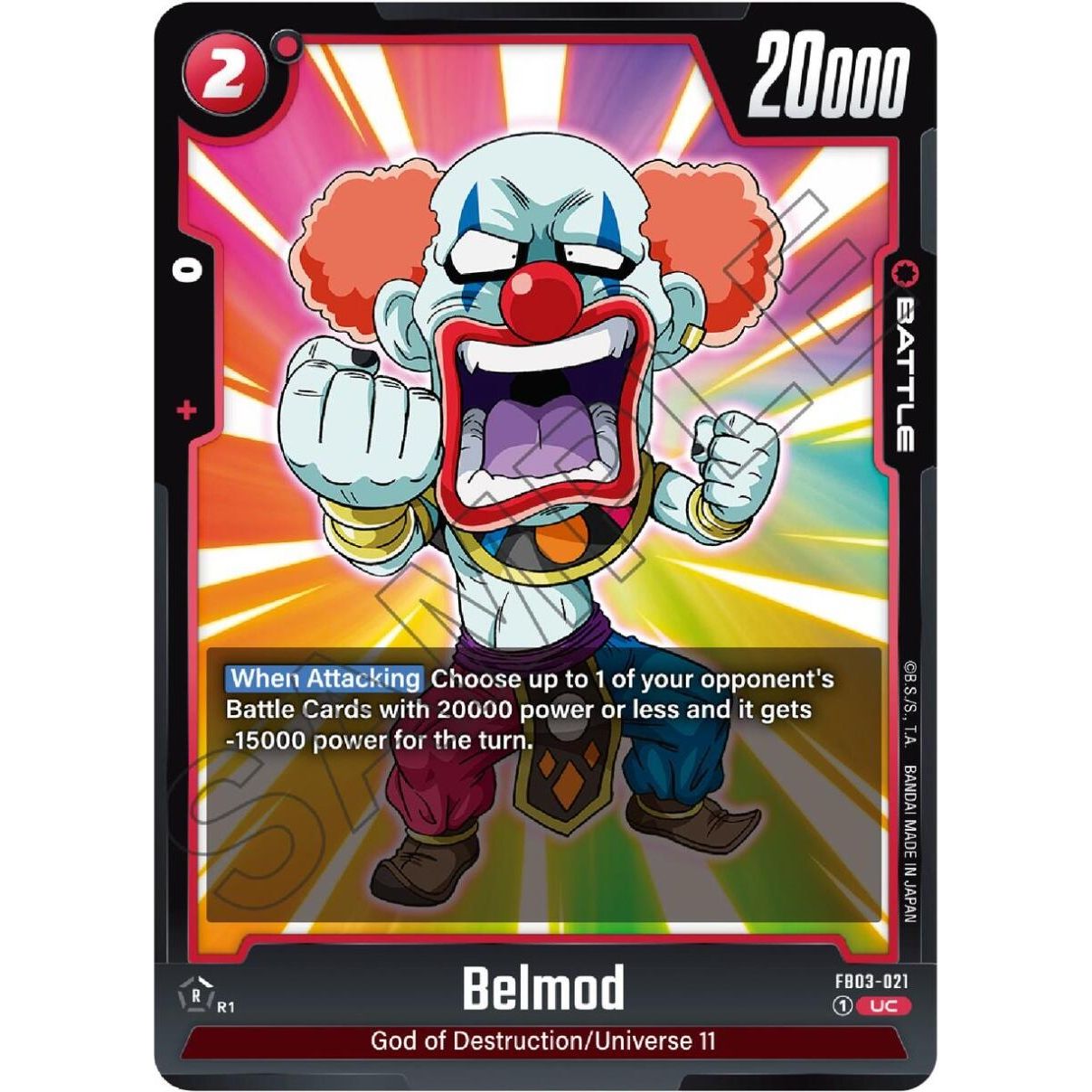 Image for Belmod (FB03-021) (FB03) - Dragon Ball Super: Fusion World
