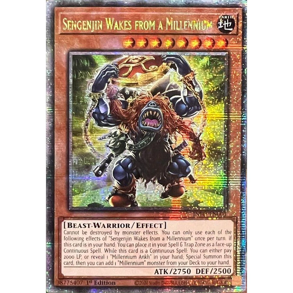 Image for Sengenjin Wakes from a Millennium (Quarter Century Secret Rare) (INFO-EN001) (INFO) - YuGiOh