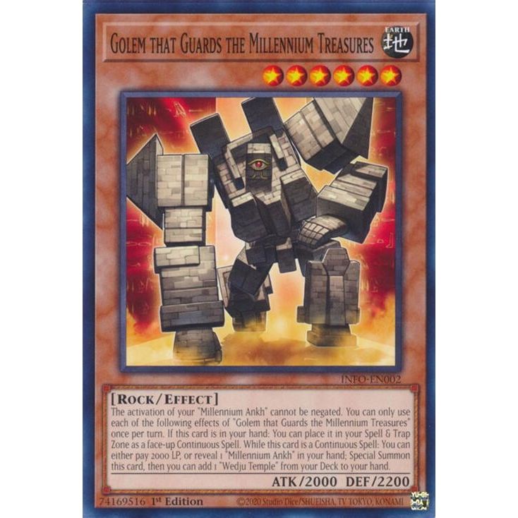 Image for Golem that Guards the Millennium Treasures (INFO-EN002) (INFO) - YuGiOh