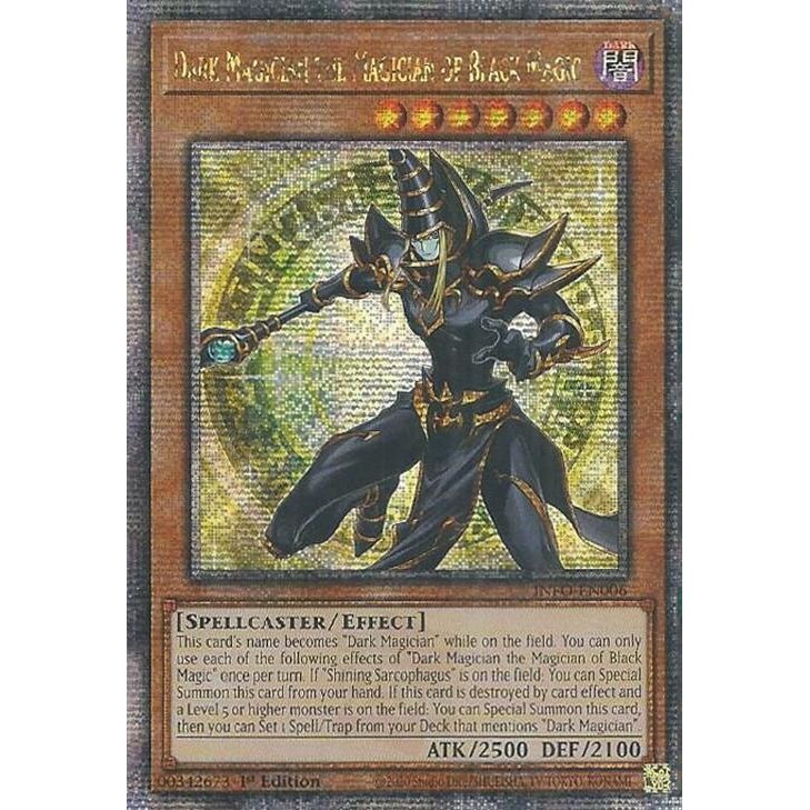 Image for Dark Magician the Magician of Black Magic (Quarter Century Secret Rare) (INFO-EN006) (INFO) - YuGiOh