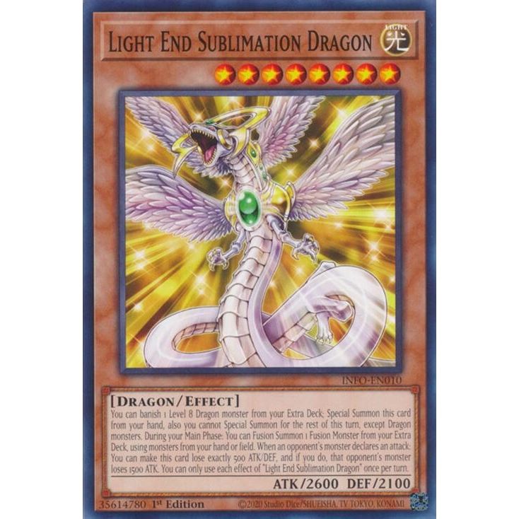 Image for Light End Sublimation Dragon (INFO-EN010) (INFO) - YuGiOh