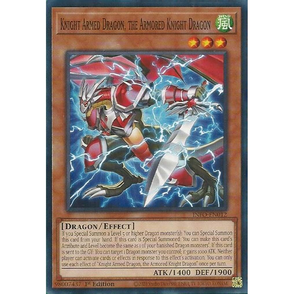 Image for Knight Armed Dragon, the Armored Knight Dragon (INFO-EN012) (INFO) - YuGiOh