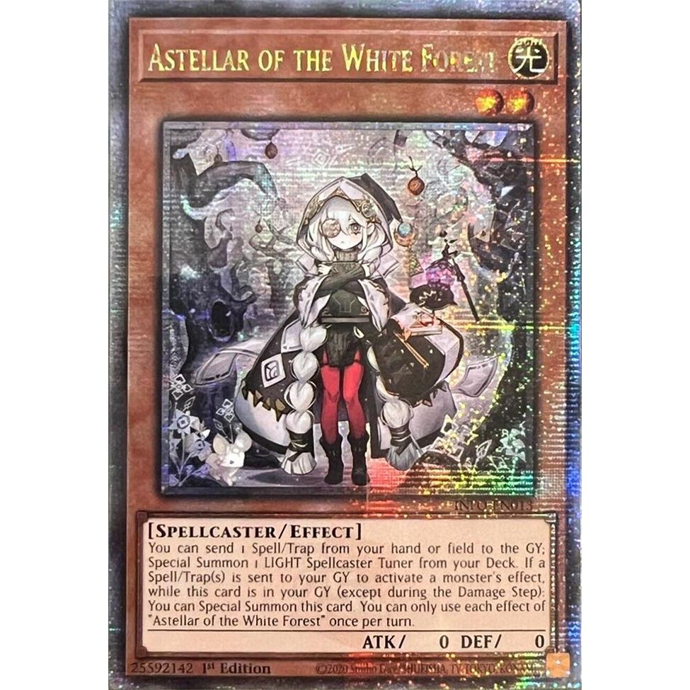 Image for Astellar of the White Forest (Quarter Century Secret Rare) (INFO-EN013) (INFO) - YuGiOh