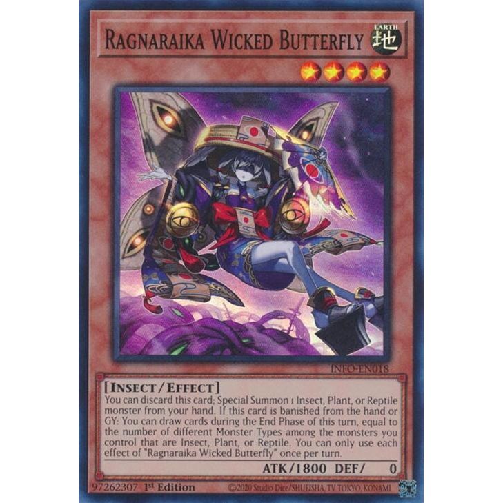 Image for Ragnaraika Wicked Butterfly (INFO-EN018) (INFO) - YuGiOh