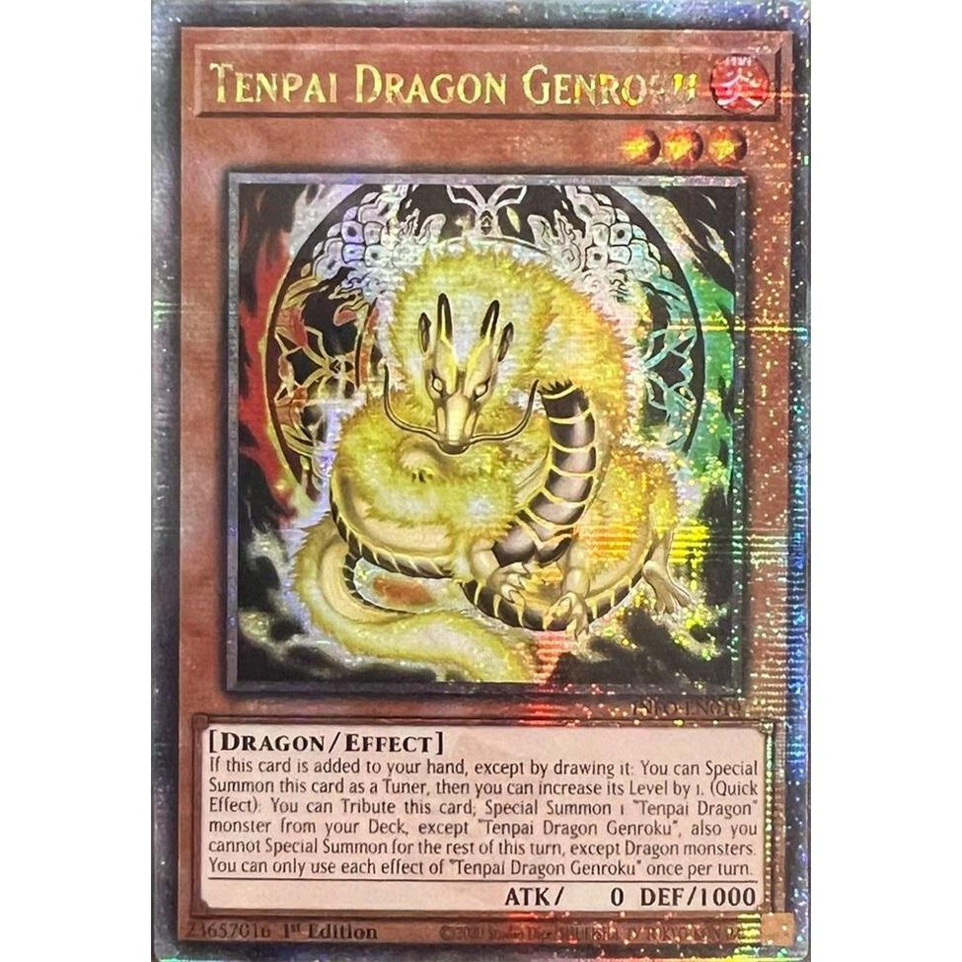 Image for Tenpai Dragon Genroku (Quarter Century Secret Rare) (INFO-EN019) (INFO) - YuGiOh