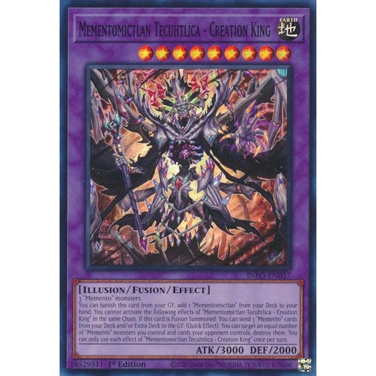 Image for Mementomictlan Tecuhtlica - Creation King (INFO-EN037) (INFO) - YuGiOh