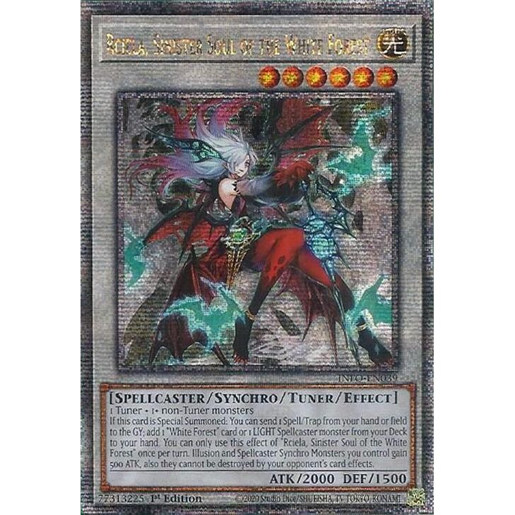 Image for Rciela, Sinister Soul of the White Forest (Quarter Century Secret Rare) (INFO-EN039) (INFO) - YuGiOh