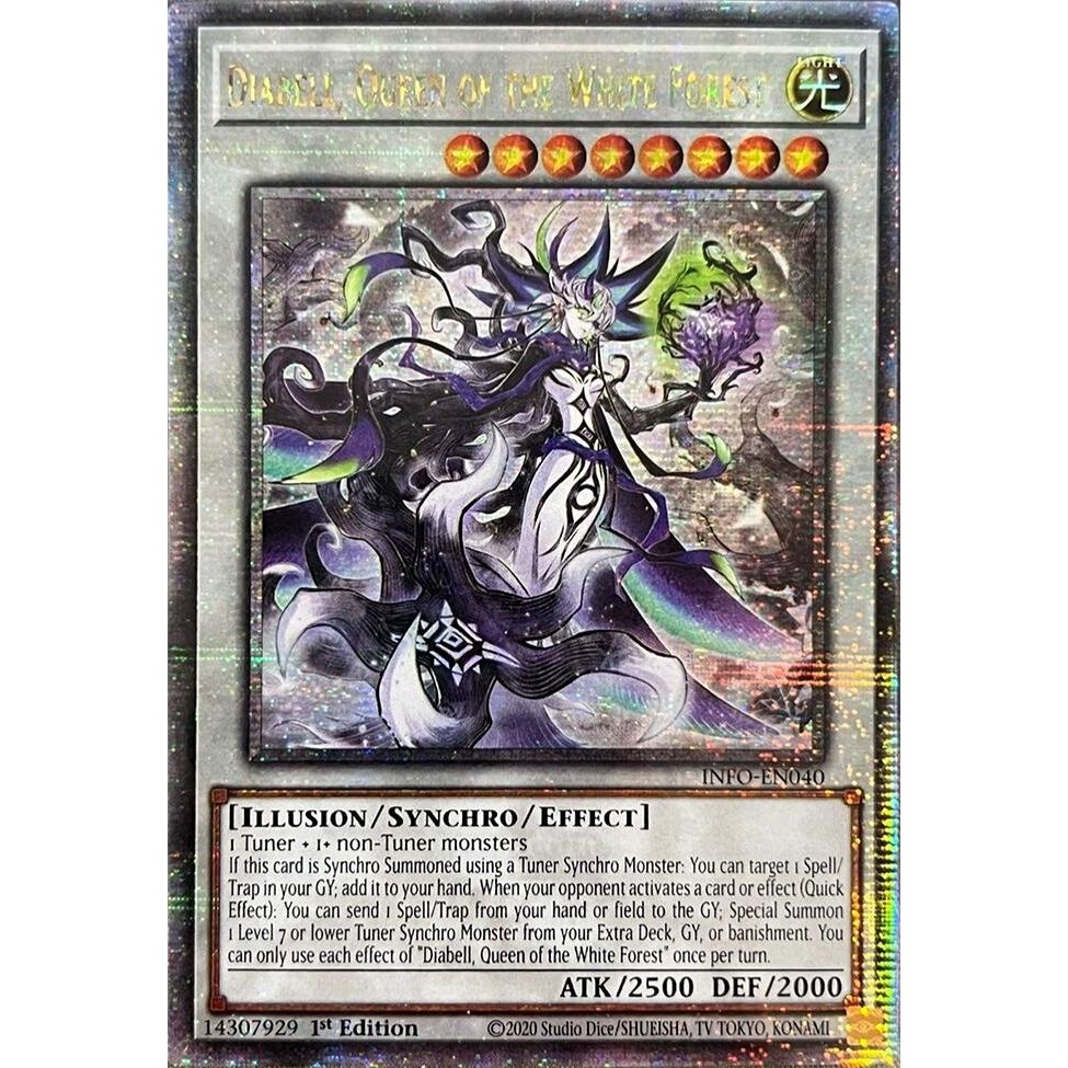 Image for Diabell, Queen of the White Forest (Quarter Century Secret Rare) (INFO-EN040) (INFO) - YuGiOh