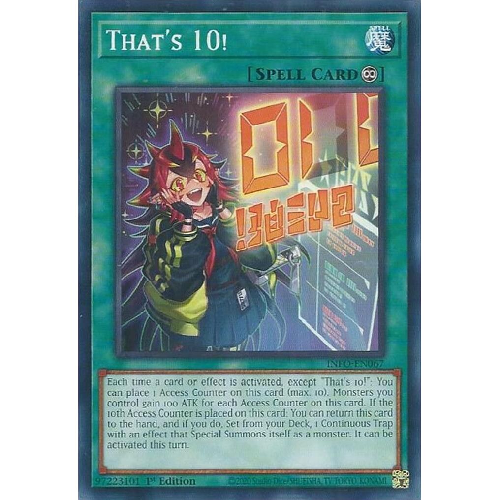 Image for That's 10! (INFO-EN067) (INFO) - YuGiOh