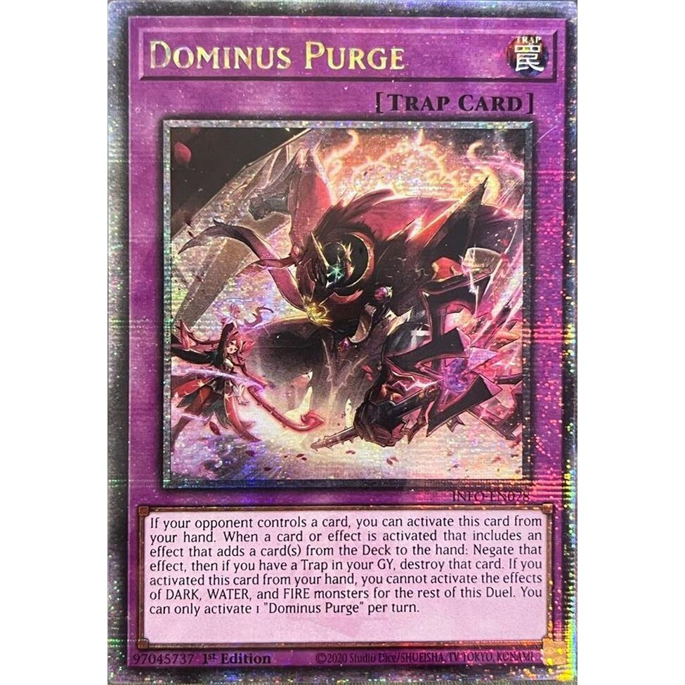Image for Dominus Purge (Quarter Century Secret Rare) (INFO-EN078) (INFO) - YuGiOh