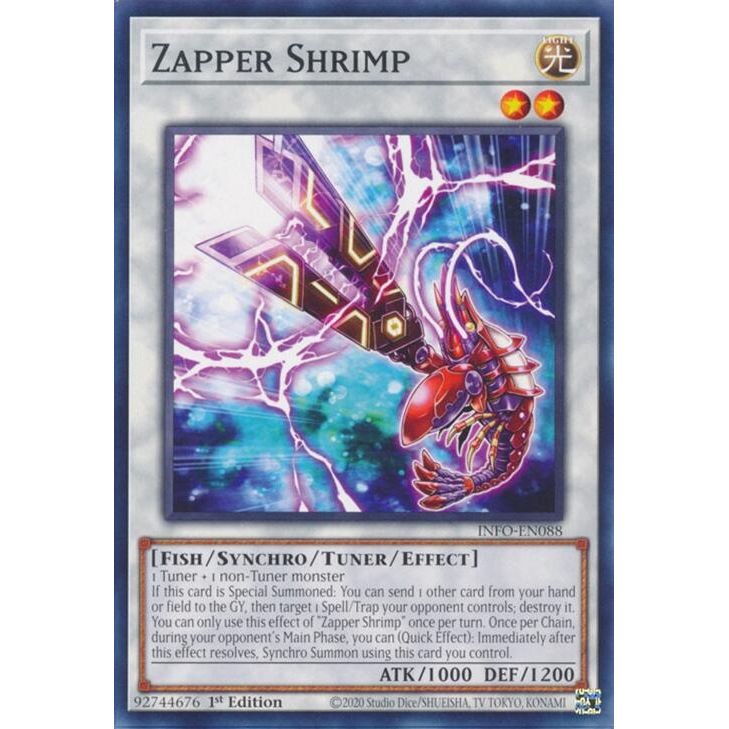 Image for Zapper Shrimp (INFO-EN088) (INFO) - YuGiOh