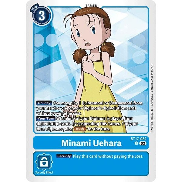 Image for Minami Uehara (BT17-082 U) (BT17) - Digimon Card Game