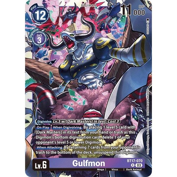Image for Gulfmon (BT17-070 R) (BT17) - Digimon Card Game