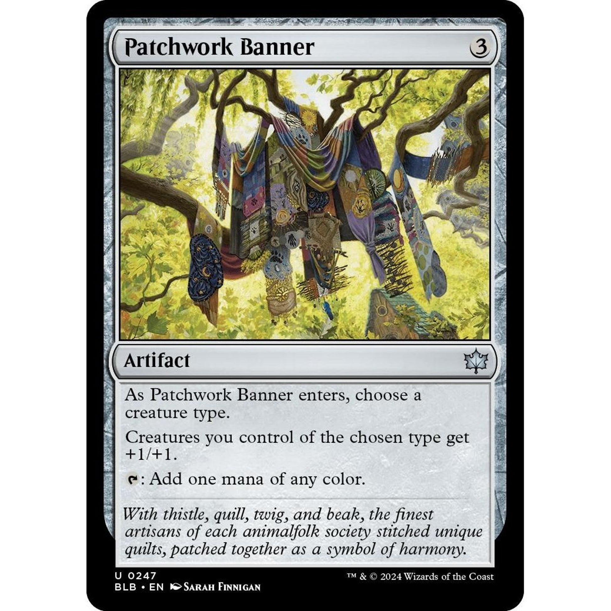 Image for Patchwork Banner (247) (BLB) - Magic: The Gathering