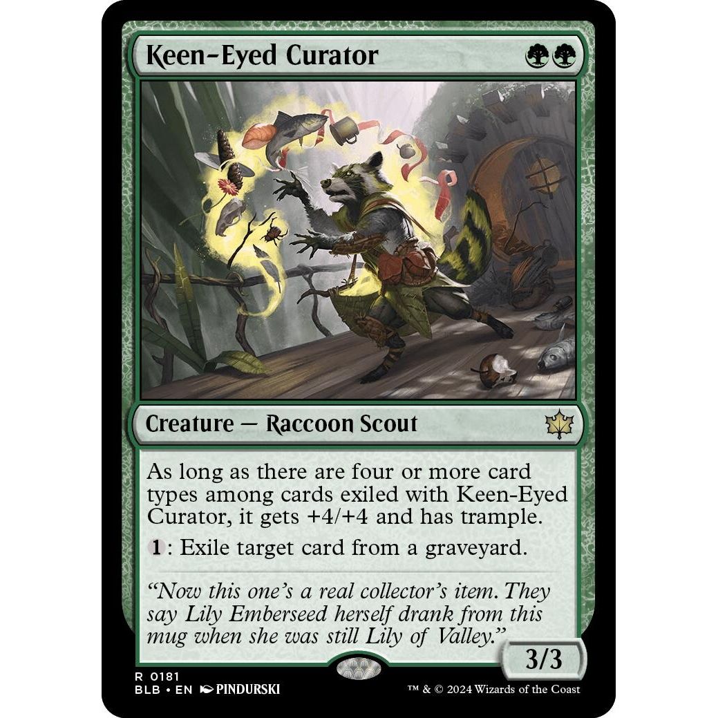 Image for Keen-Eyed Curator (181) (BLB) - Magic: The Gathering