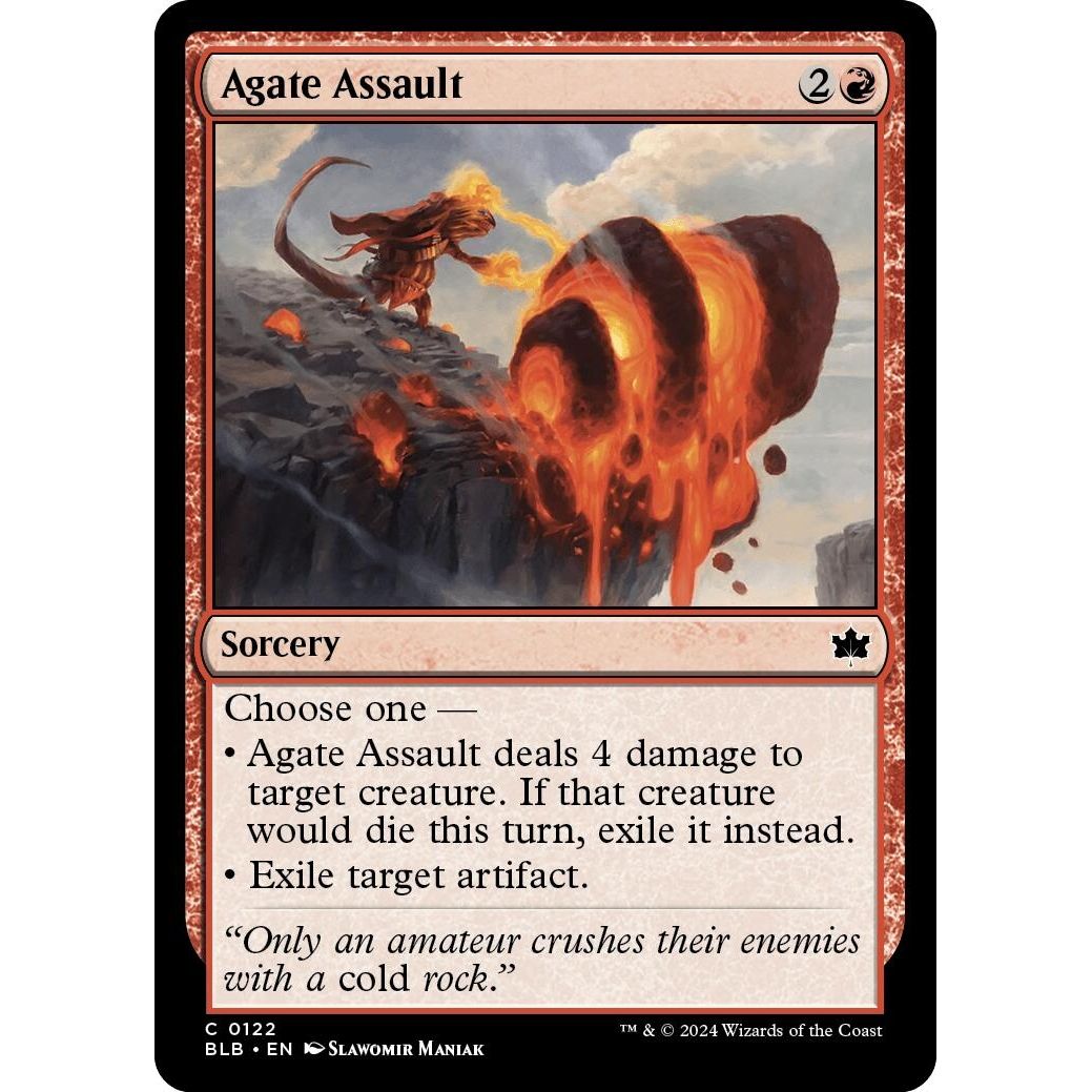 Image for Agate Assault (122) (BLB) - Magic: The Gathering