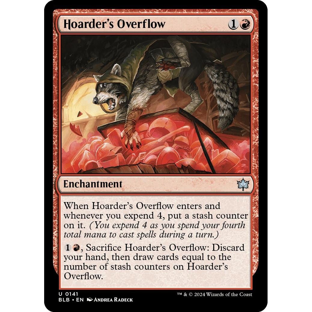 Image for Hoarder's Overflow (141) (BLB) - Magic: The Gathering