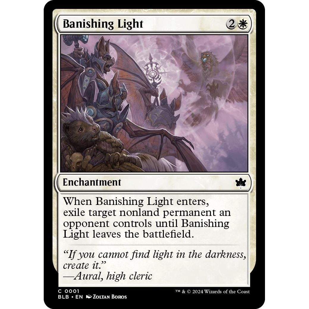 Image for Banishing Light (1) (BLB) - Magic: The Gathering