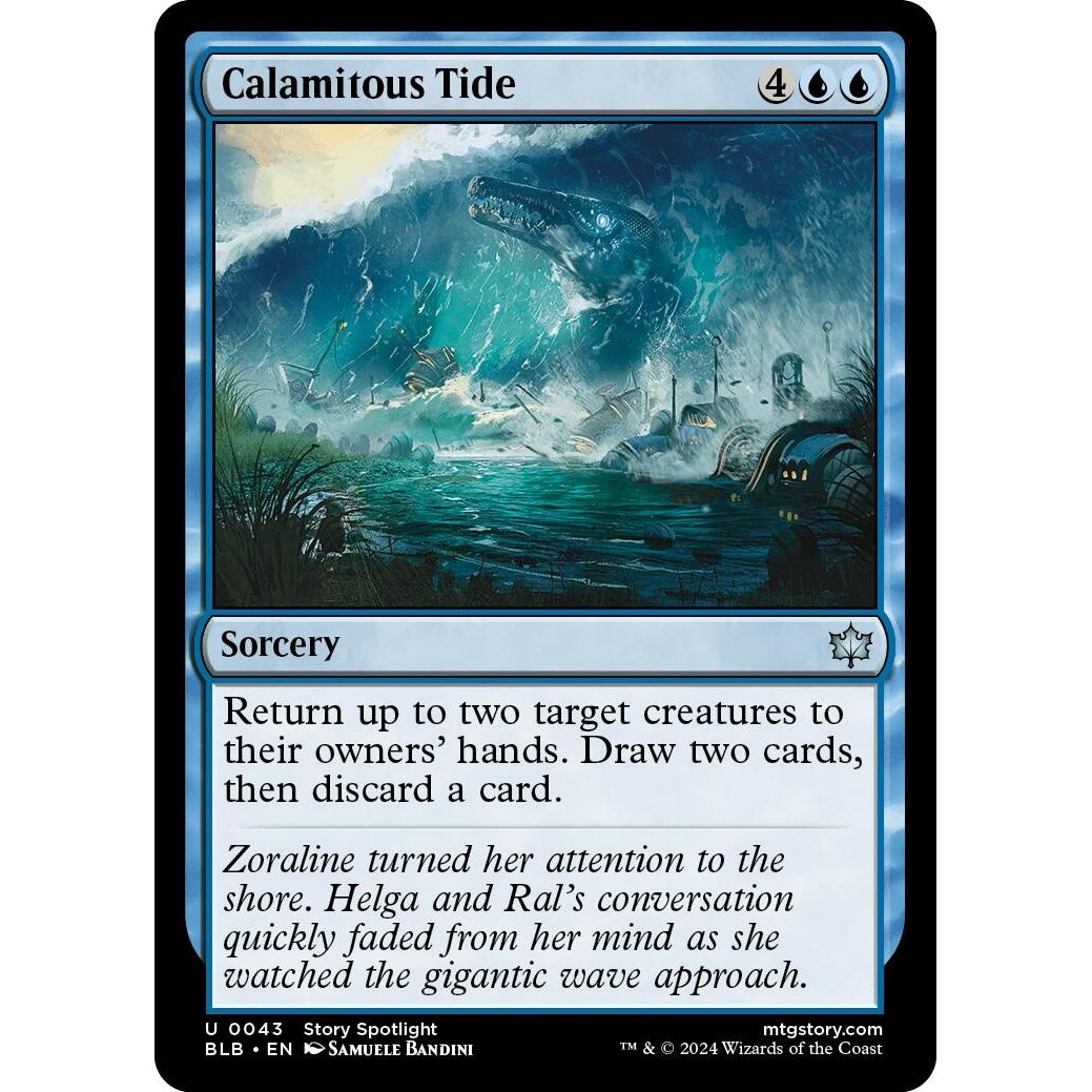 Image for Calamitous Tide (43) (BLB) - Magic: The Gathering
