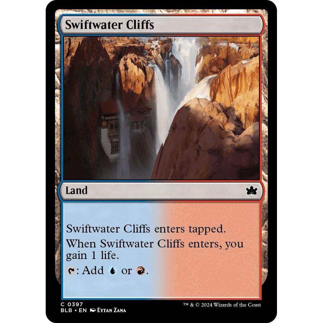 Image for Swiftwater Cliffs (397) (BLB) - Magic: The Gathering