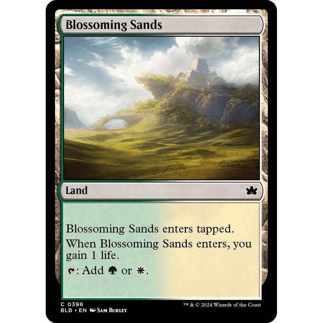 Image for Blossoming Sands (396) (BLB) - Magic: The Gathering