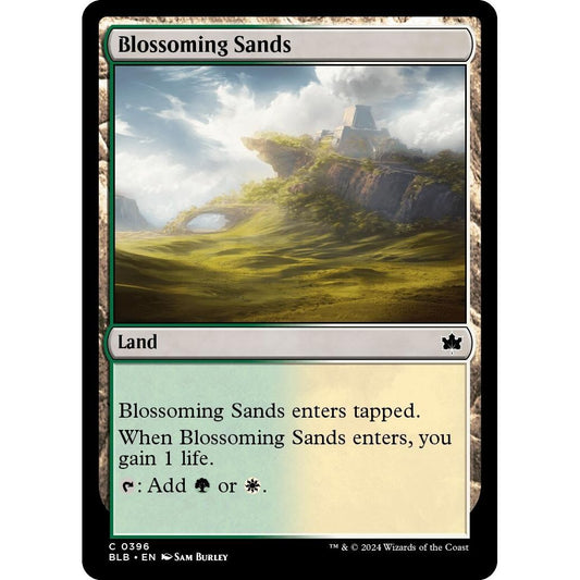 Image for Blossoming Sands (396) (BLB) - Magic: The Gathering