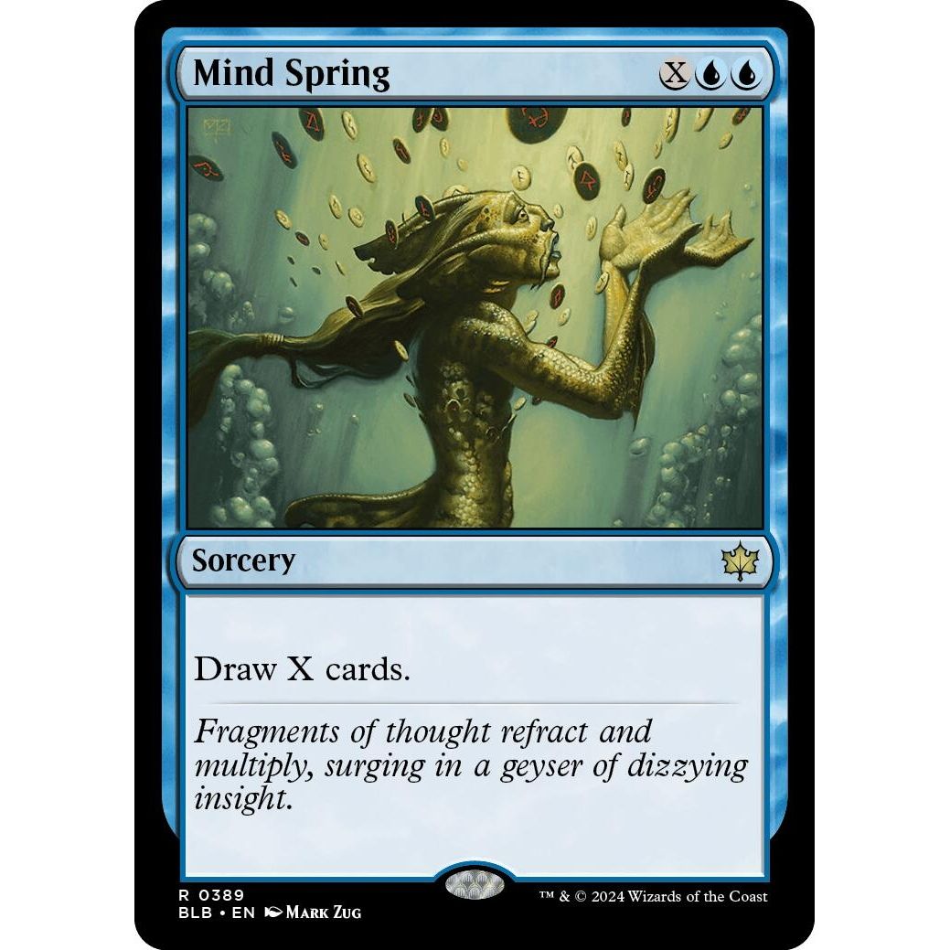 Image for Mind Spring (389) (BLB) - Magic: The Gathering