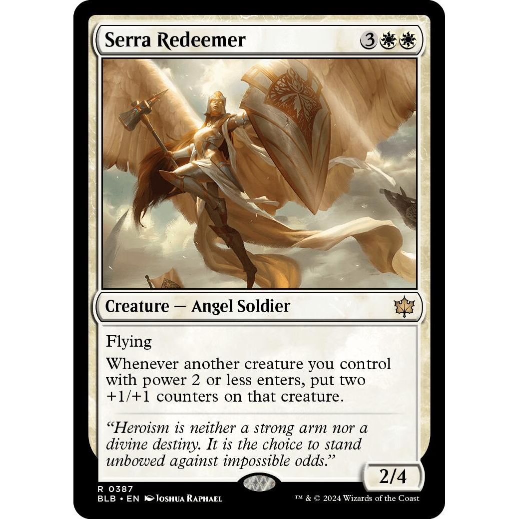 Image for Serra Redeemer (387) (BLB) - Magic: The Gathering