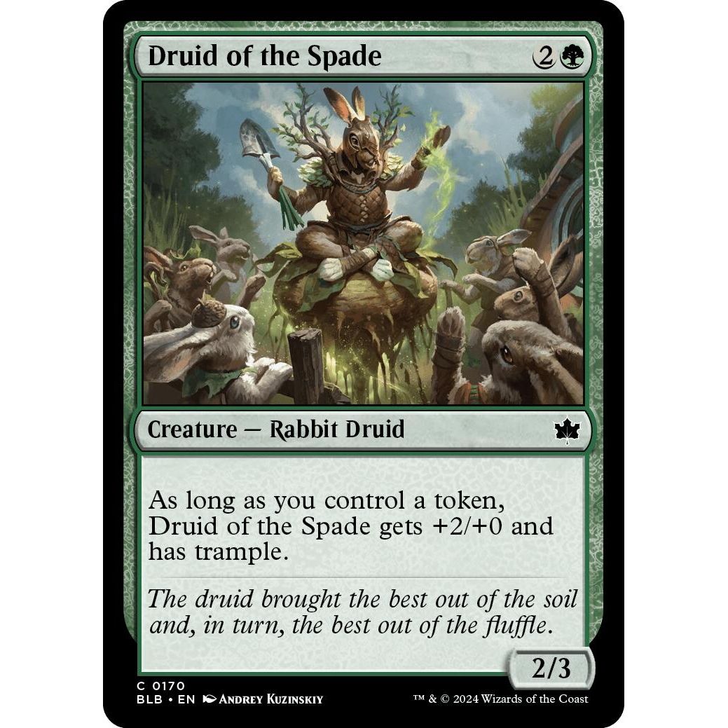 Image for Druid of the Spade (170) (BLB) - Magic: The Gathering