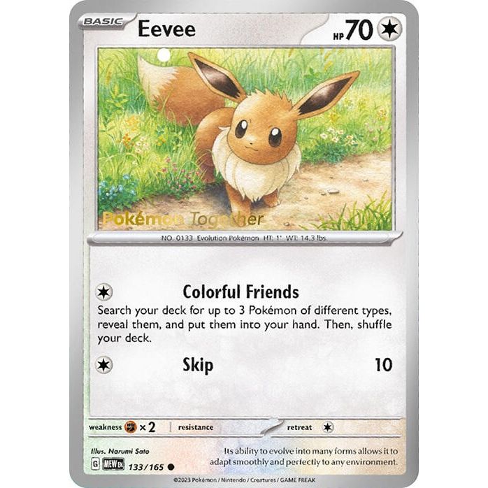 Image for Eevee - 133/165 (Pokemon Together) (133/165) (MCAP) - Pokemon
