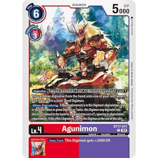 Image for Agunimon (BT17-011 C) (BT17) - Digimon Card Game